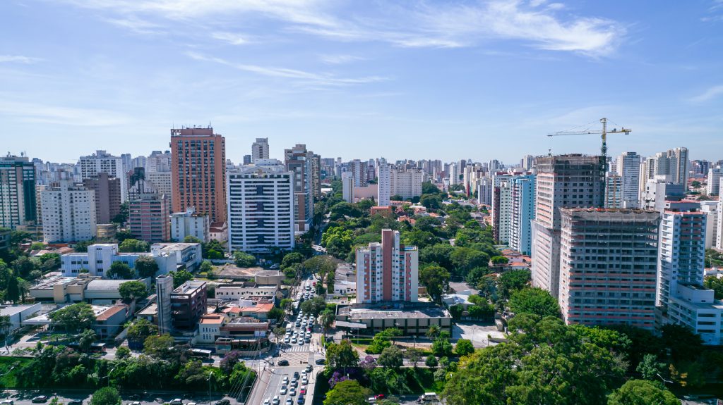 Vila Clementino visto por cima