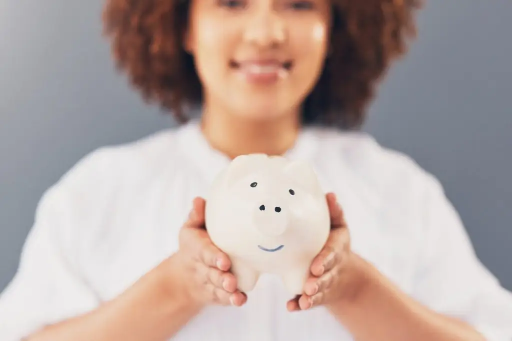 porquinho rosa para guardar moedas